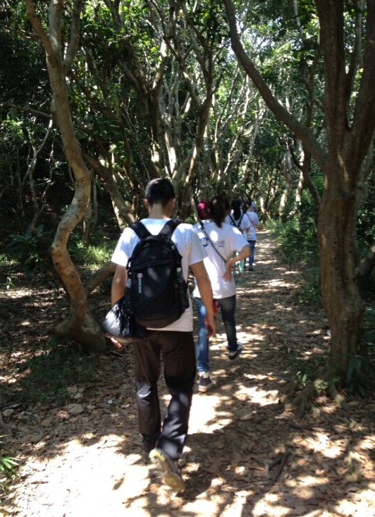 “心港湾、新征途”－尊龙官方马峦山徒步活动-