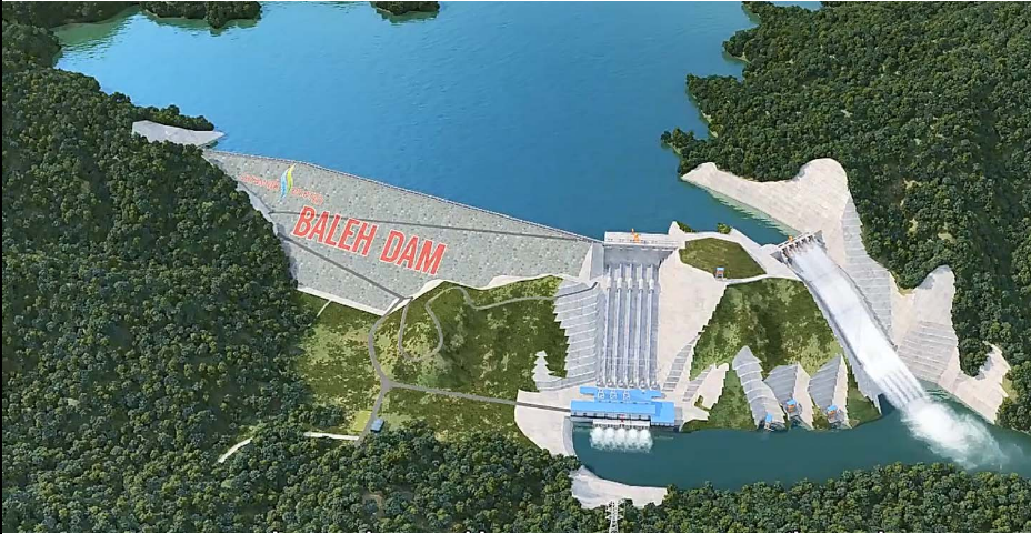 招港国际公司马来西亚巴莱水电站2号料场爆破工程成功实施首次爆破